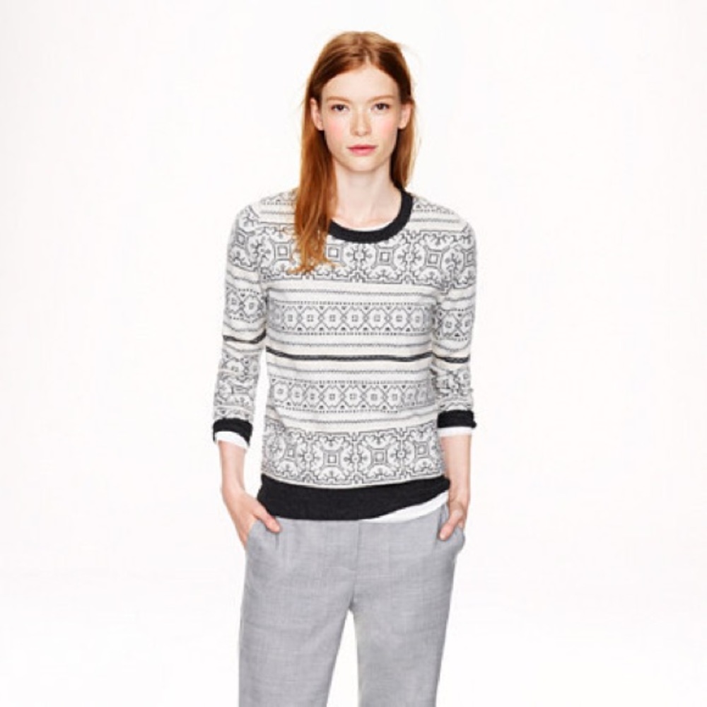J. Crew Fair Isle sweater